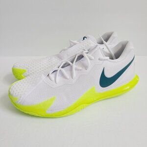 NEW Nike Court Zoom Vapor Cage 4 Rafa Tennis Shoes DD1579-107 Size 13 White
